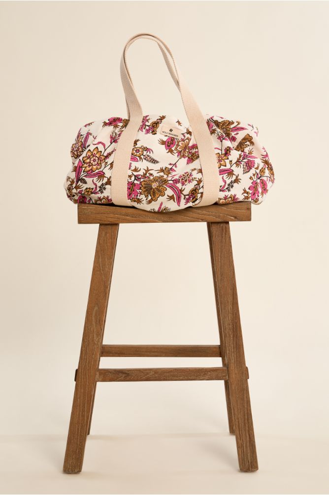 Floral Print Tote Bag
