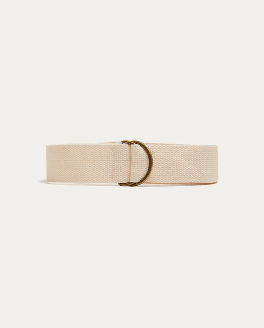 Cream Cotton Belt